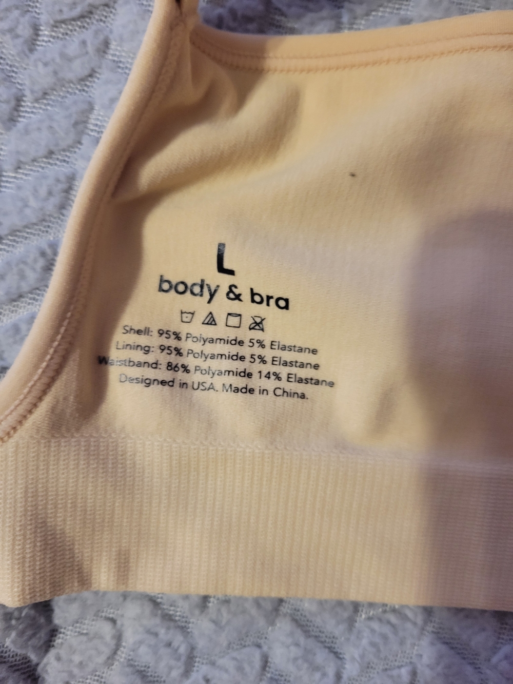 Seamless Wireless Bra - Nude From BODY & BRA Sec Support Size L Bundle Of 3 - Picture 4 of 6